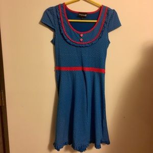 Pinup Strawberry Rockabilly Dress